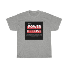 Load image into Gallery viewer, Unisex Heavy Cotton Tee (Black Love Rocks Original Design - Power of Love)