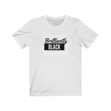 Load image into Gallery viewer, Unisex Jersey Short Sleeve Tee (Black Love Rocks Original - Brilliantly Black)