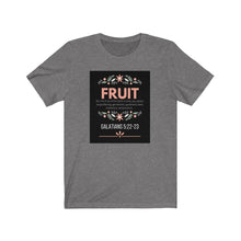 Load image into Gallery viewer, Unisex Jersey Short Sleeve Tee (Black Love Rocks Original Design - FRUIT)
