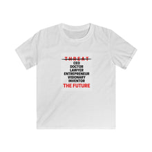 Load image into Gallery viewer, Kids Softstyle Tee (Black Love Rocks Original Design - Not a Threat)