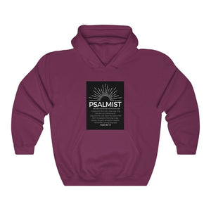 Unisex Heavy Blend™ Hooded Sweatshirt (Black Love Rocks Original Design - Psalmist)