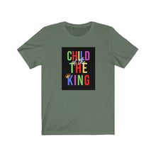 Load image into Gallery viewer, Unisex Jersey Short Sleeve Tee (Black Love Rocks Official - King&#39;s Child)
