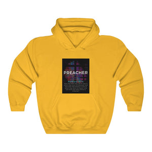 Unisex Heavy Blend™ Hooded Sweatshirt (Black Love Rocks Original Design - Preacher)