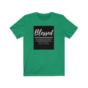 Unisex Jersey Short Sleeve Tee (Black Love Rocks Original Design - Blessed)