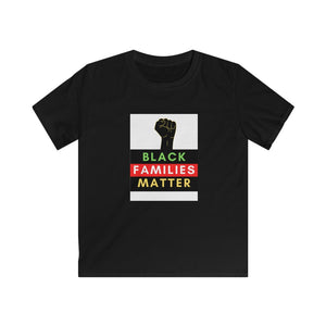 Kids Softstyle Tee (Black Love Rocks Original Design - Black Families)