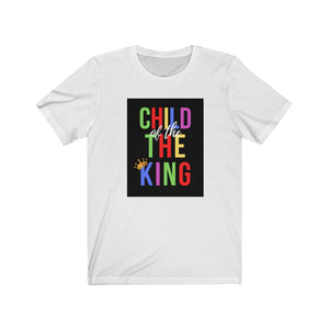 Unisex Jersey Short Sleeve Tee (Black Love Rocks Original Design - Child of the King)