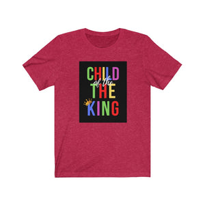 Unisex Jersey Short Sleeve Tee (Black Love Rocks Original Design - Child of the King)