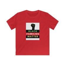 Load image into Gallery viewer, Kids Softstyle Tee (Black Love Rocks Original Design - Black Families)
