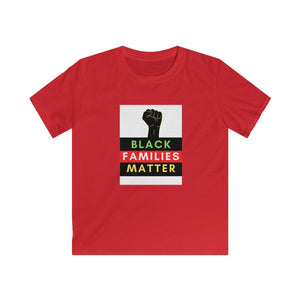 Kids Softstyle Tee (Black Love Rocks Original Design - Black Families)