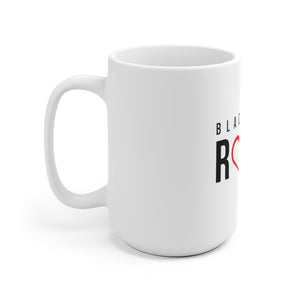 White Ceramic Mug (Black Love Rocks Original)