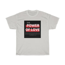 Load image into Gallery viewer, Unisex Heavy Cotton Tee (Black Love Rocks Original Design - Power of Love)
