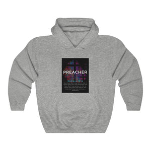 Unisex Heavy Blend™ Hooded Sweatshirt (Black Love Rocks Original Design - Preacher)