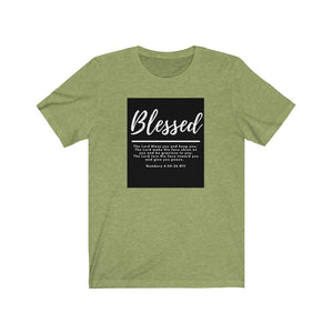 Unisex Jersey Short Sleeve Tee (Black Love Rocks Original Design - Blessed)