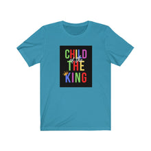 Load image into Gallery viewer, Unisex Jersey Short Sleeve Tee (Black Love Rocks Official - King&#39;s Child)
