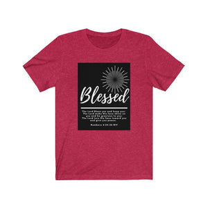 Unisex Jersey Short Sleeve Tee (Black Love Rocks Original Design - BLESSED)