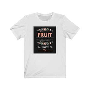 Unisex Jersey Short Sleeve Tee (Black Love Rocks Original Design - FRUIT)