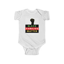 Load image into Gallery viewer, Infant Fine Jersey Bodysuit (Black Love Rocks Official Design - Black Families)
