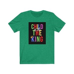 Unisex Jersey Short Sleeve Tee (Black Love Rocks Original Design - Child of the King)