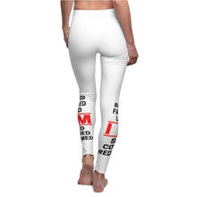 Load image into Gallery viewer, Women&#39;s Cut &amp; Sew Casual Leggings (Black Love Rocks Original - I AM)
