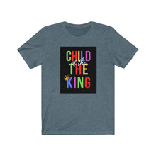 Load image into Gallery viewer, Unisex Jersey Short Sleeve Tee (Black Love Rocks Original Design - Child of the King)
