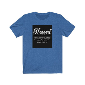 Unisex Jersey Short Sleeve Tee (Black Love Rocks Original Design - Blessed)