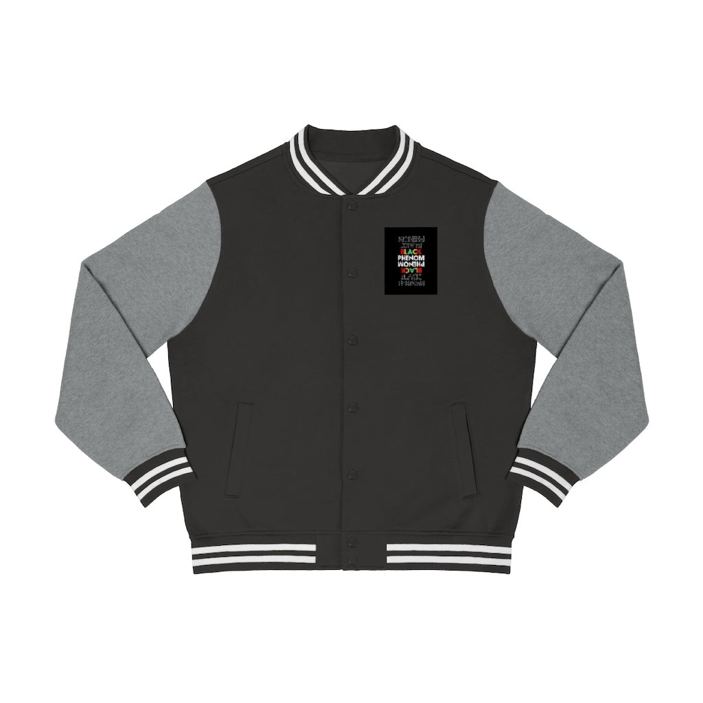 Men's Varsity Jacket (Black Love Rocks Official - PHENOM)