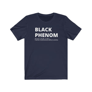 Unisex Jersey Short Sleeve Tee (Black Love Rocks Original - PHENOM 2)