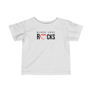 Infant Fine Jersey Tee (Black Love Rocks Original Design)