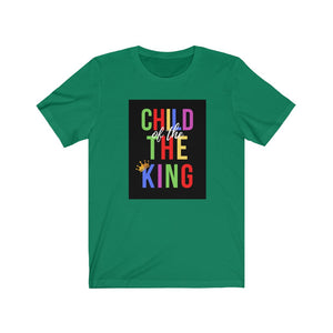 Unisex Jersey Short Sleeve Tee (Black Love Rocks Original Design - Child of the King)