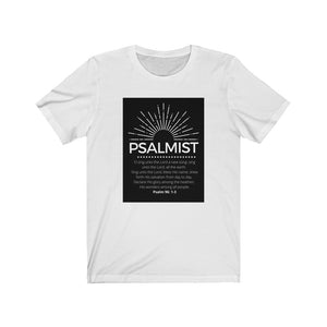 Unisex Jersey Short Sleeve Tee (Black Love Rocks Original Design - Psalmist)