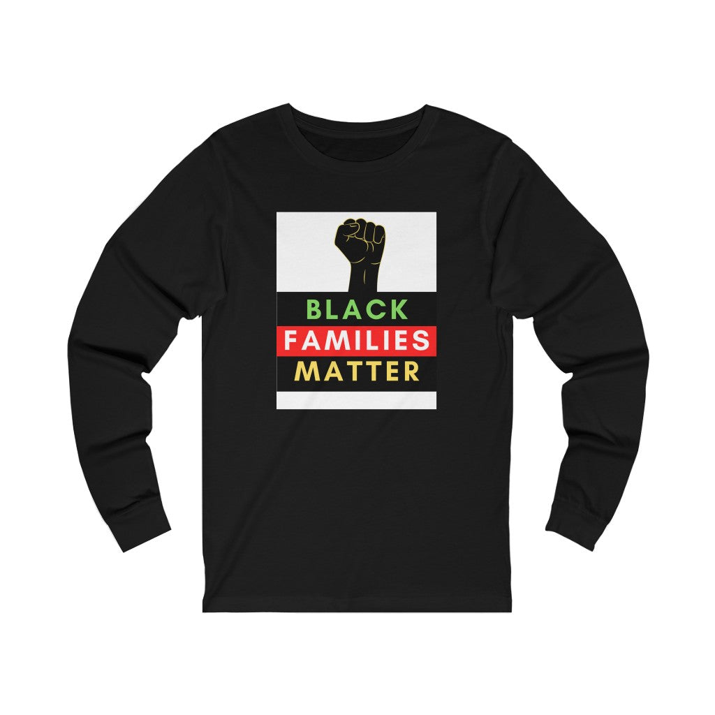 Unisex Jersey Long Sleeve Tee (Black Love Rocks Official - FAMILY)