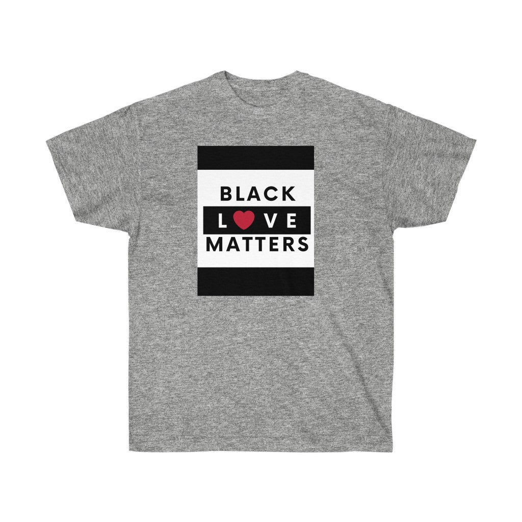 Unisex Ultra Cotton Tee (Black Love Rocks Original - Black Love)