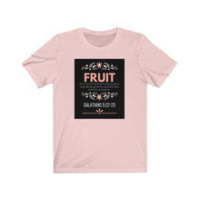 Load image into Gallery viewer, Unisex Jersey Short Sleeve Tee (Black Love Rocks Original Design - FRUIT)
