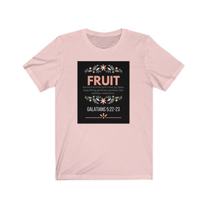 Unisex Jersey Short Sleeve Tee (Black Love Rocks Original Design - FRUIT)