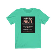 Load image into Gallery viewer, Unisex Jersey Short Sleeve Tee (Black Love Rocks Original Design - FRUIT)
