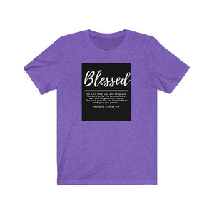 Unisex Jersey Short Sleeve Tee (Black Love Rocks Original Design - Blessed)