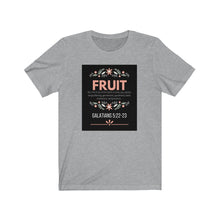 Load image into Gallery viewer, Unisex Jersey Short Sleeve Tee (Black Love Rocks Original Design - FRUIT)
