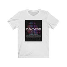 Load image into Gallery viewer, Unisex Jersey Short Sleeve Tee (Black Love Rocks Original Design - Preacher)
