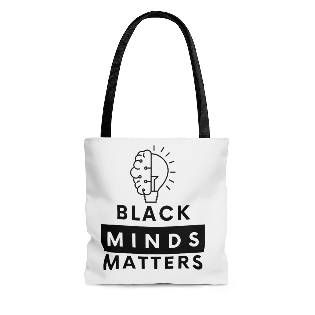 Tote Bag (Black Love Rocks Original Design - Black Minds)