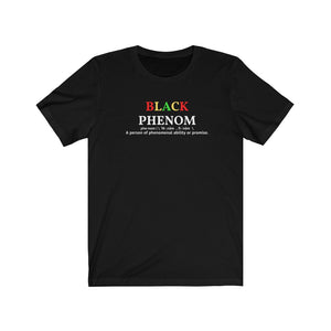 Unisex Jersey Short Sleeve Tee (Black Love Rocks Original Design - PHENOM)