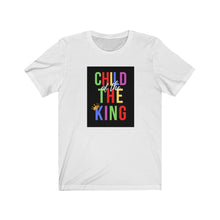 Load image into Gallery viewer, Unisex Jersey Short Sleeve Tee (Black Love Rocks Official - King&#39;s Child)
