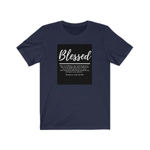 Unisex Jersey Short Sleeve Tee (Black Love Rocks Original Design - Blessed)