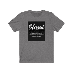 Unisex Jersey Short Sleeve Tee (Black Love Rocks Original Design - Blessed)