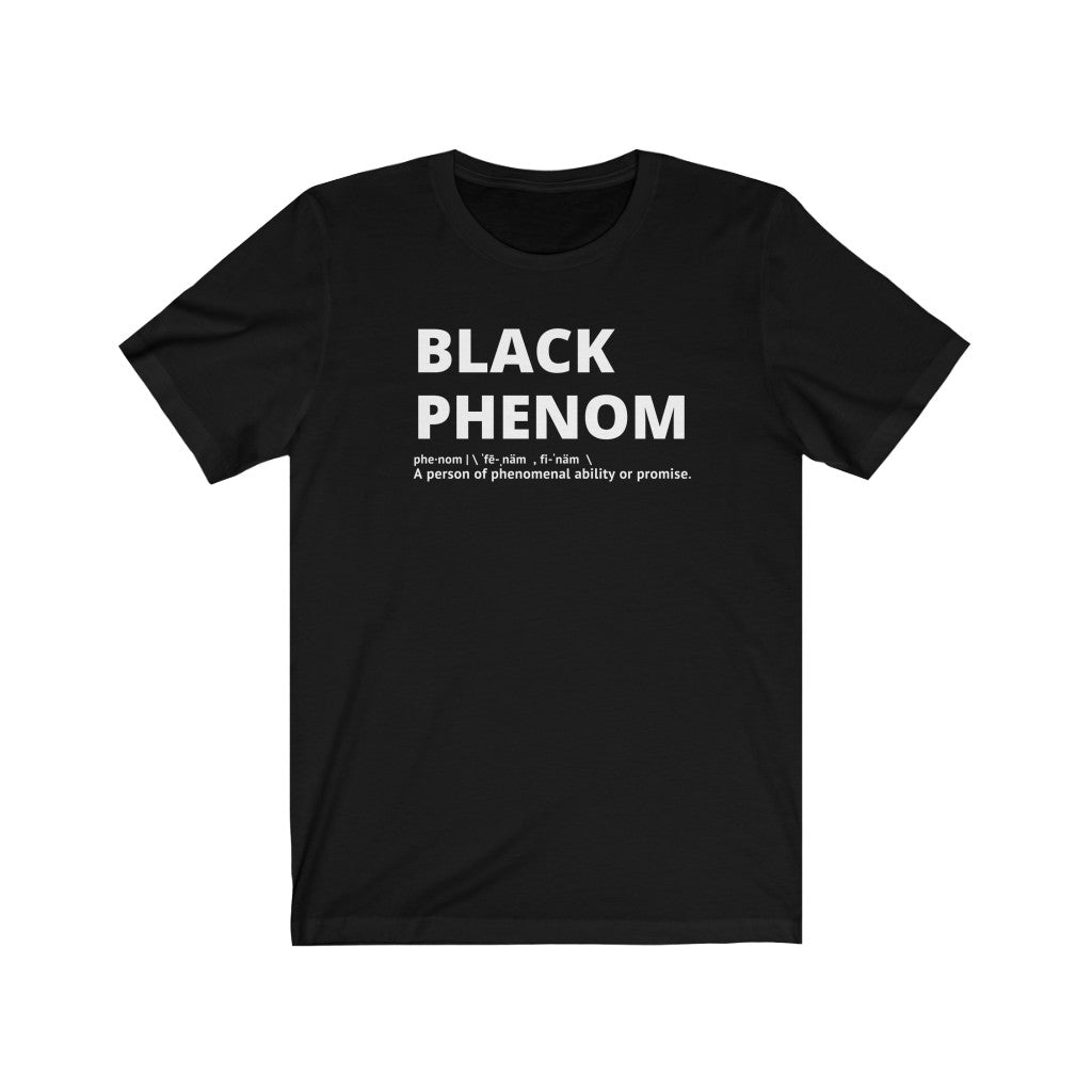 Unisex Jersey Short Sleeve Tee (Black Love Rocks Original - PHENOM 2)