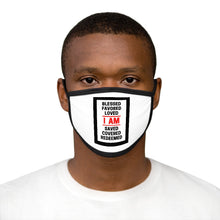 Load image into Gallery viewer, Mixed-Fabric Face Mask (Black Love Rocks Official - I AM)
