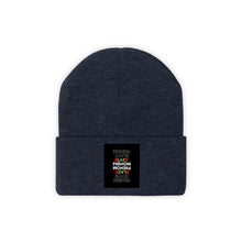 Load image into Gallery viewer, Embroidered Knit Beanie (Black Love Rocks Official - Black Phenom)
