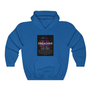 Unisex Heavy Blend™ Hooded Sweatshirt (Black Love Rocks Original Design - Preacher)