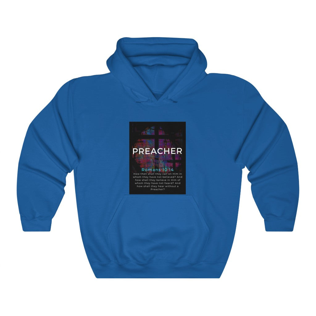 Unisex Heavy Blend™ Hooded Sweatshirt (Black Love Rocks Original Design - Preacher)