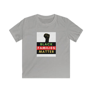 Kids Softstyle Tee (Black Love Rocks Original Design - Black Families)