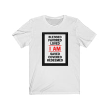 Load image into Gallery viewer, Unisex Jersey Short Sleeve Tee (Black Love Rocks Original - I AM)
